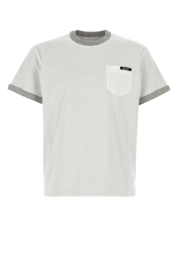 Prada 100% Cotton t-shirt in white