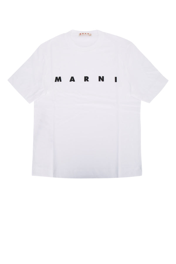 Marni Kids 100% Cotton t-shirt in white