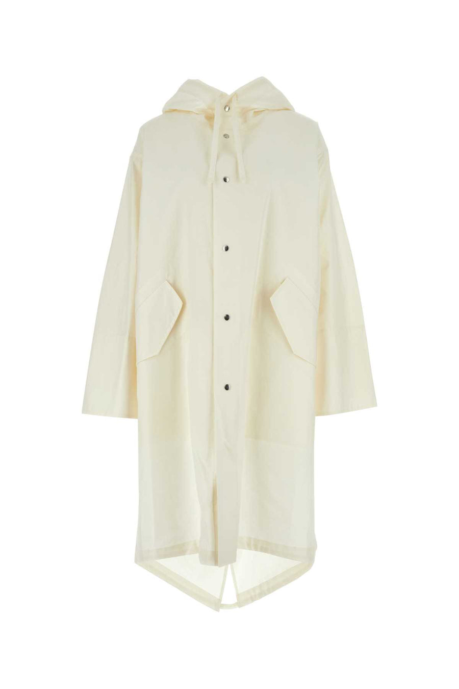 Jil Sander 100% Cotton raincoat in white