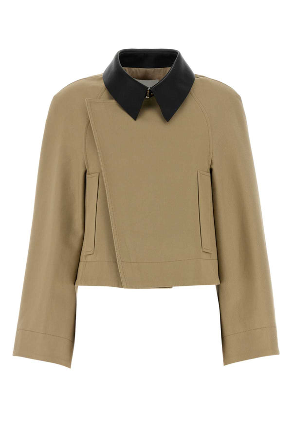 Givenchy Cocoon Cotton (inferred from garment appearance) jacket in beige