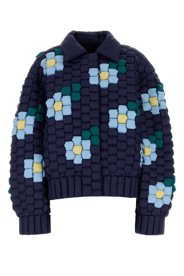 Raxxy Exterior: 100% Nylon down jacket in navy