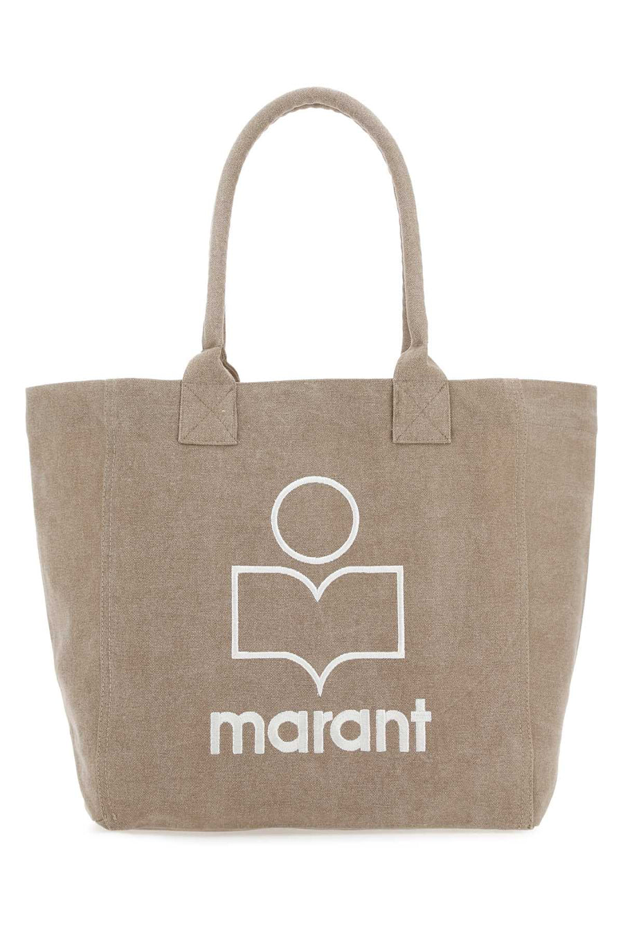 Cappuccino Cotton Small Yenky Shopping Bag Beige Exterior: Borse A Mano