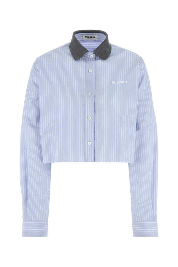 Miu Miu 100% Cotton shirt in blue