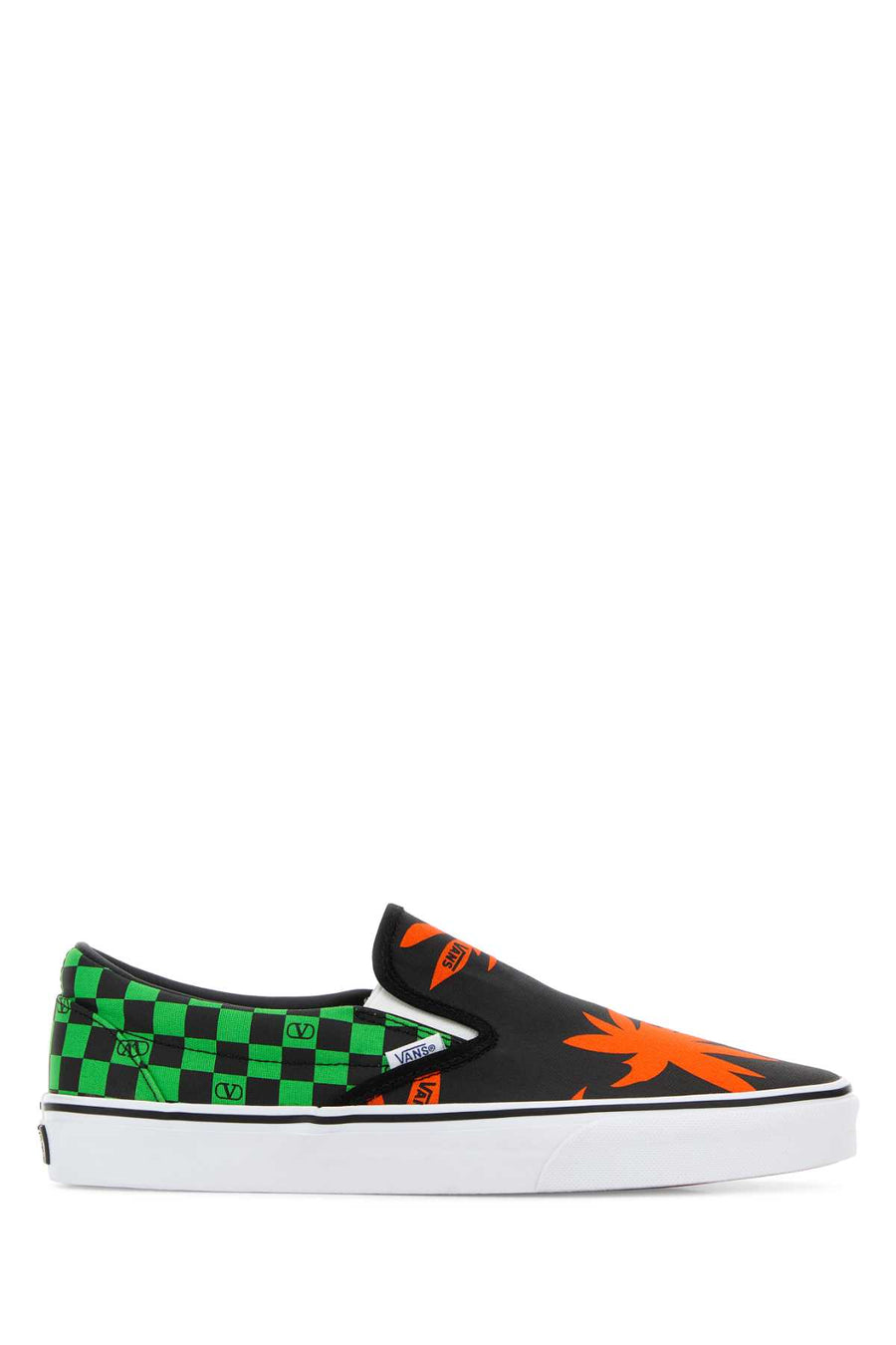 Valentino Garavani Valentino 100% Cotton slip-on sneaker in black