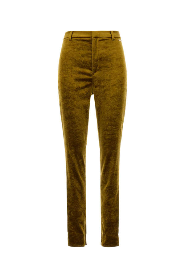Gucci Viscose Mix trousers in gold
