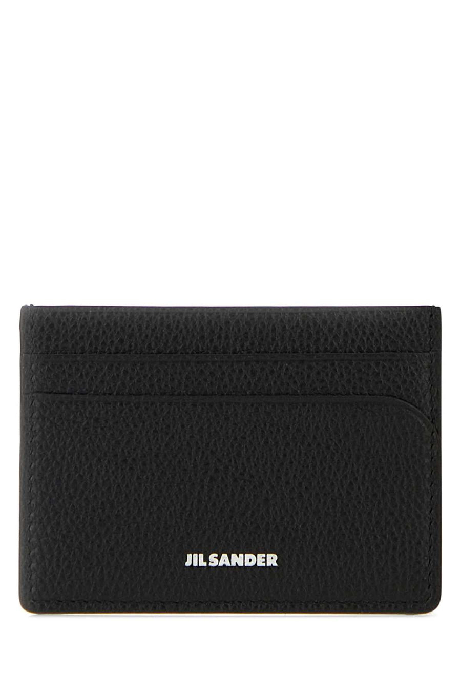 Jil Sander Credit 100% Calf card case in black