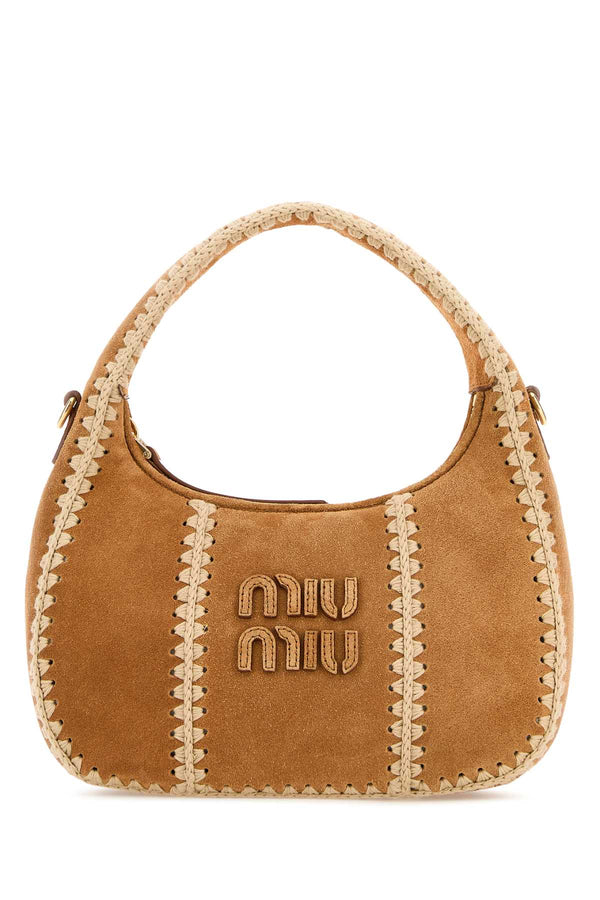 Miu Miu 100% Vitello shoulder bag in beige