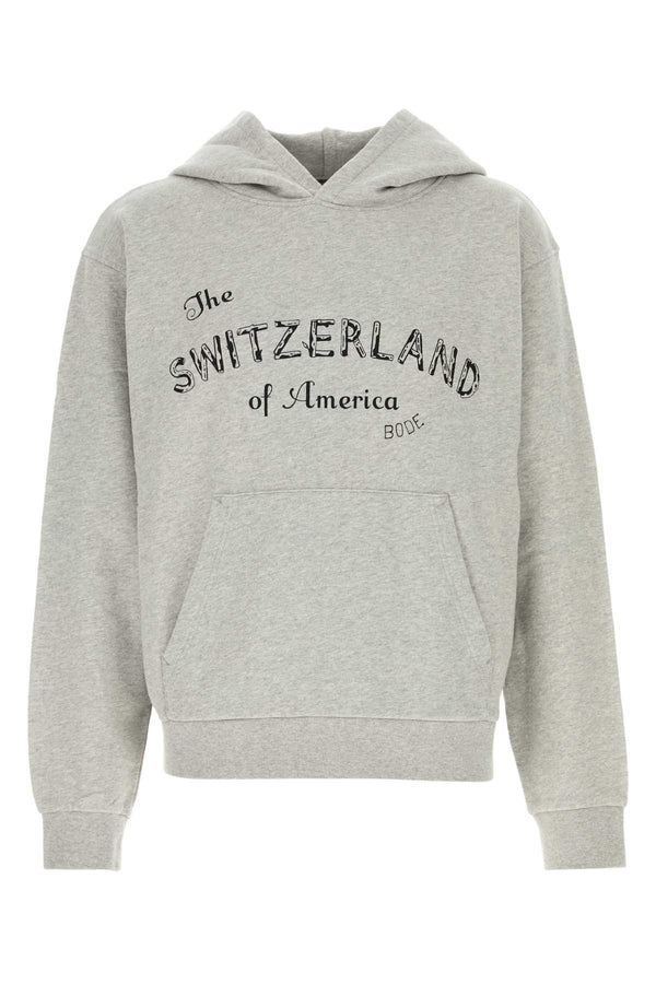 Bode Hoodie 100% Cotton hoodie in gray