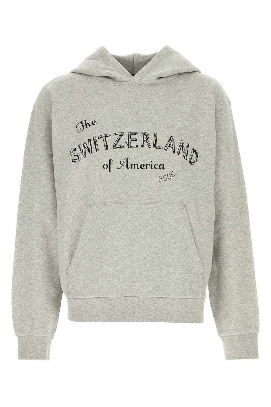 Bode Hoodie 100% Cotton hoodie in gray