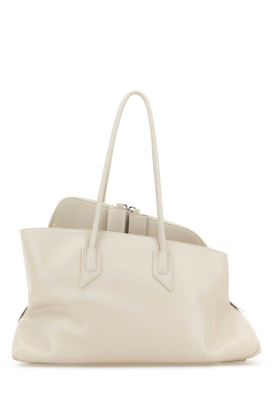 Ivory Leather Medium La Passeggiata Shoulder Bag Borse A Mano