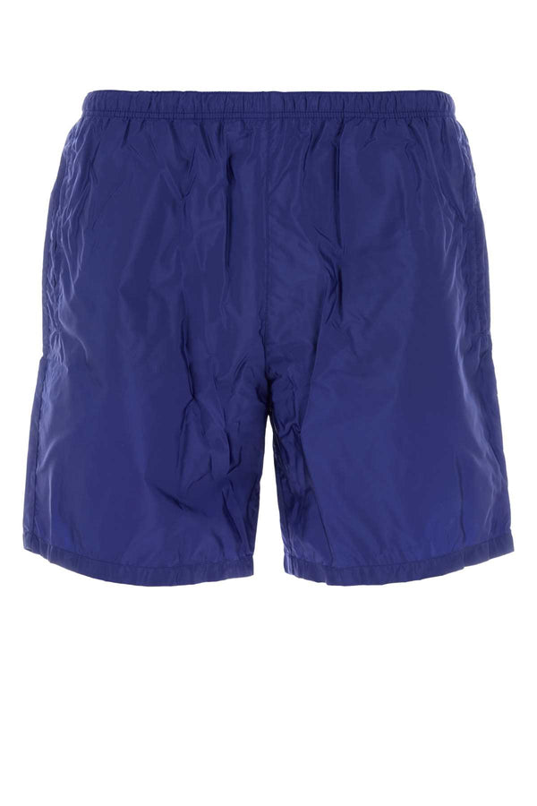Prada Bagno Exterior: 100% Re-Nylon; Lining: 100% Polyester swimming shorts in navy