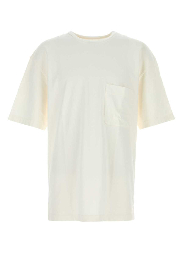 Lemaire Sleeve 100% Cotton t-shirt in white