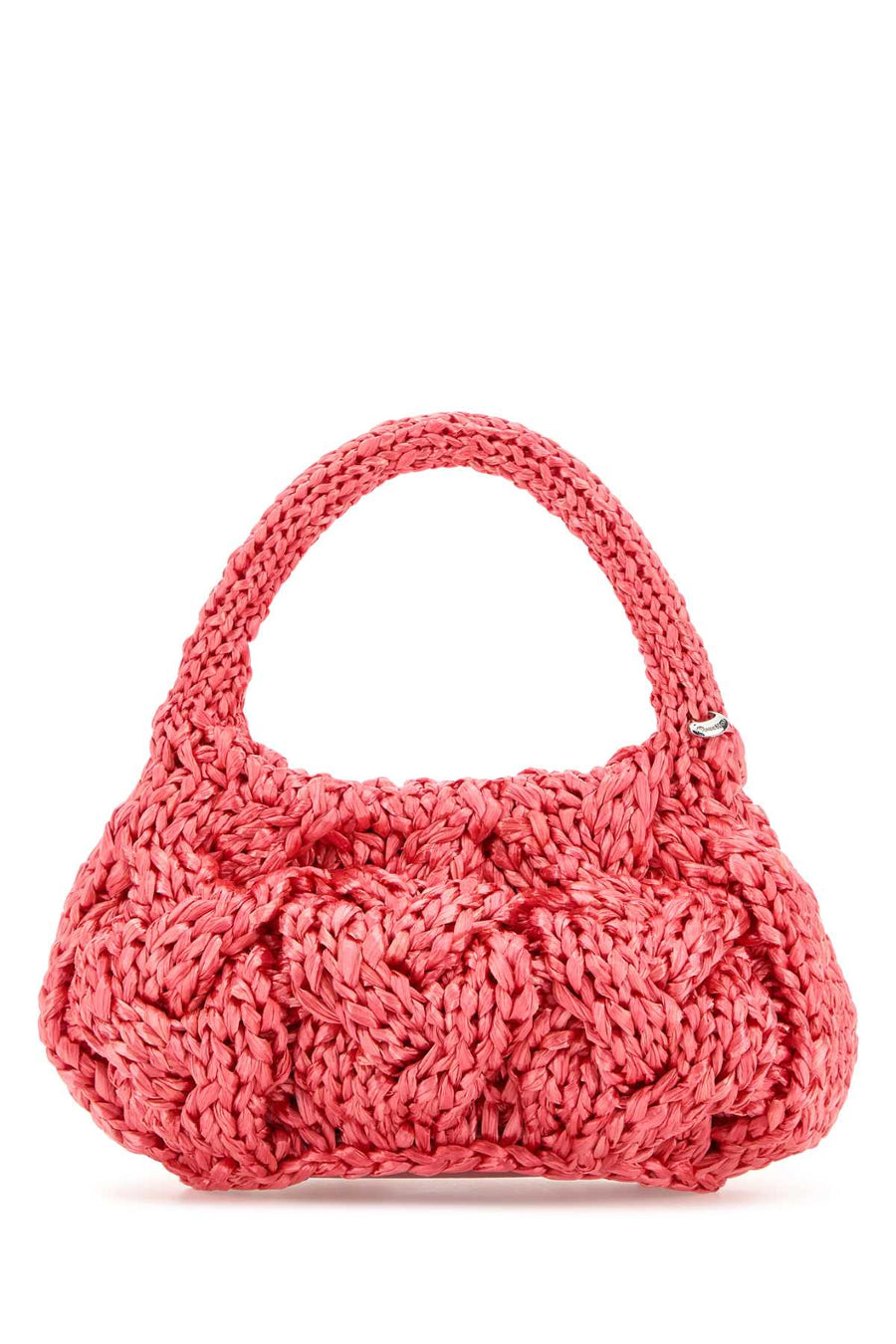 JW Anderson Cable Exterior: 100% Raffia shoulder bag in pink