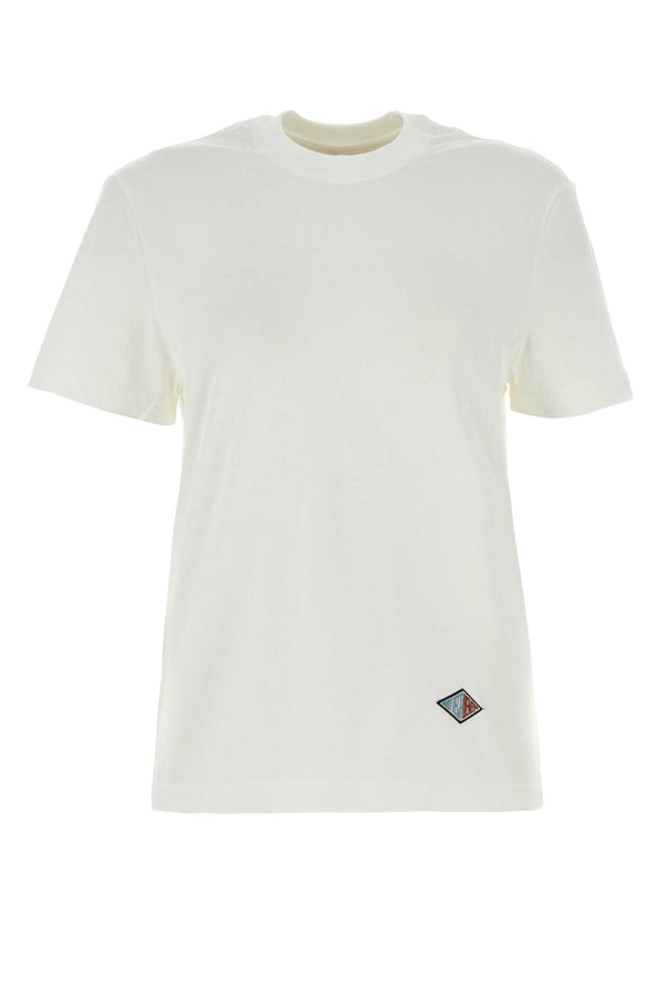 Bottega Veneta Logo 100% Cotton t-shirt in white
