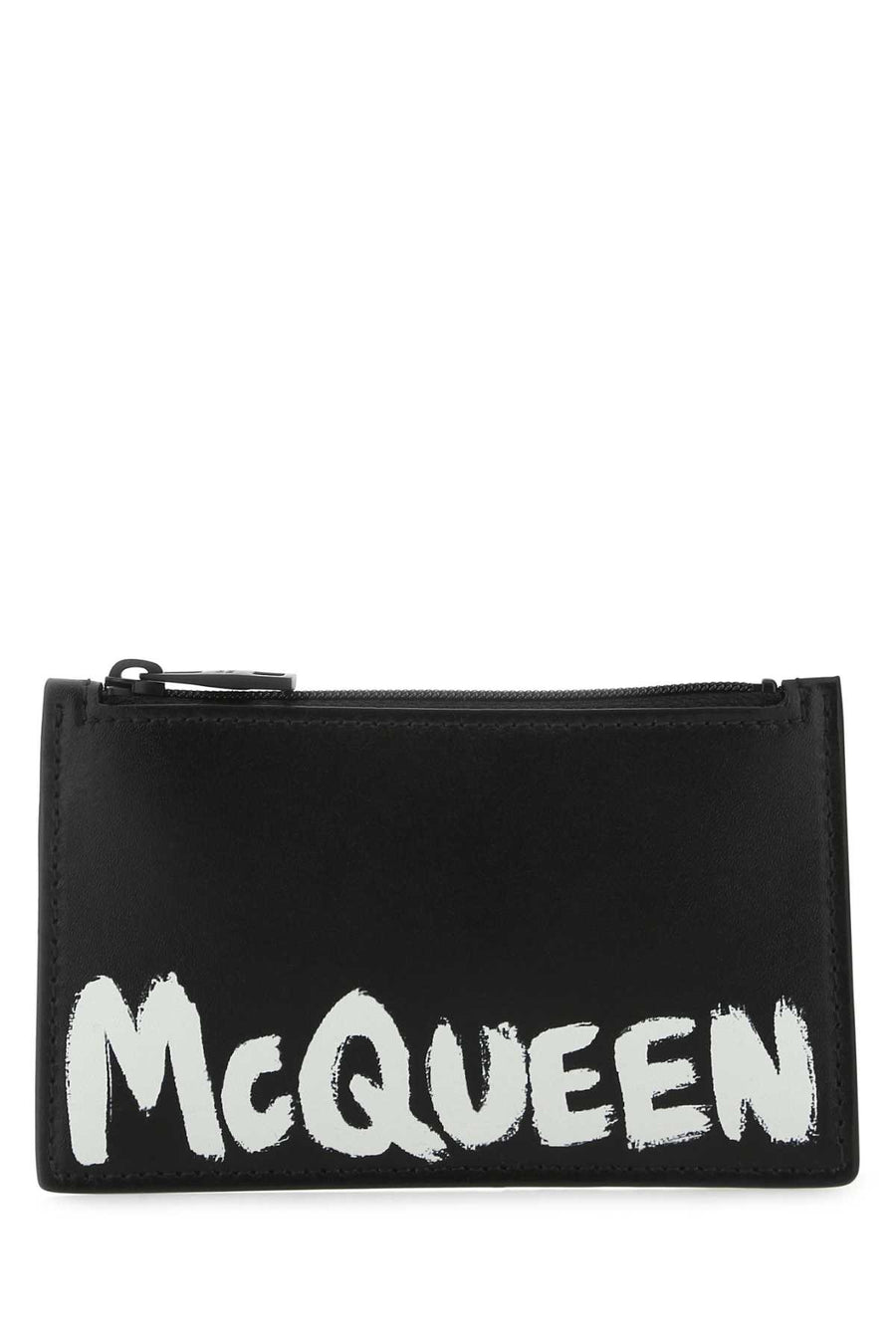Alexander McQueen Leather wallet in black