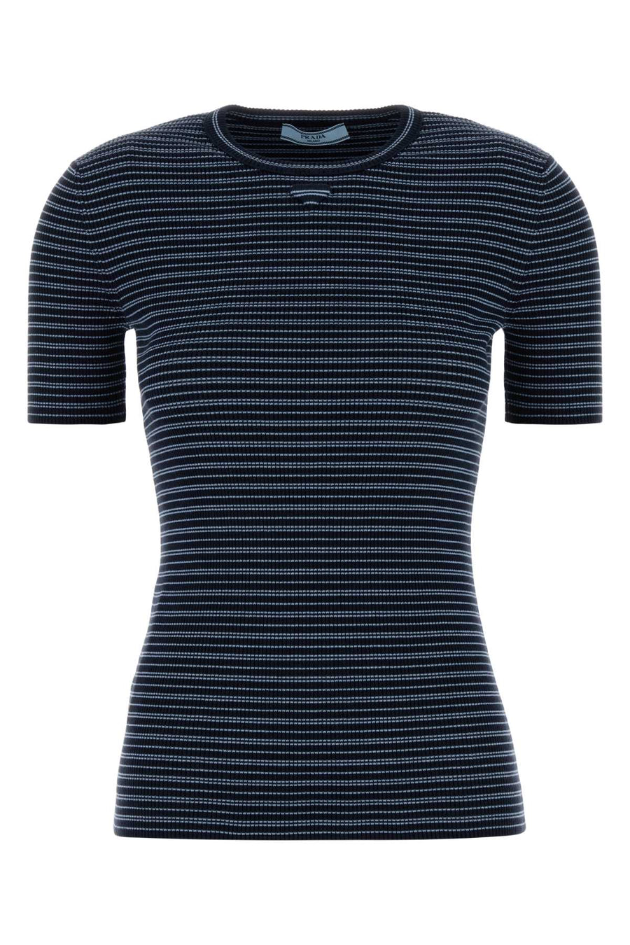 Prada 85% Cotton t-shirt in navy