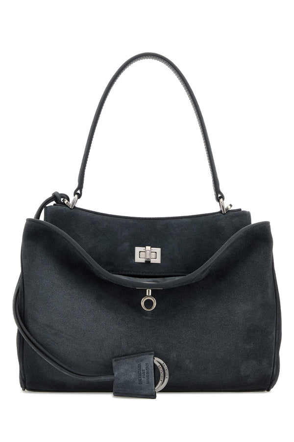 Balenciaga Handle T Domesticated Calf top handle bag in gray