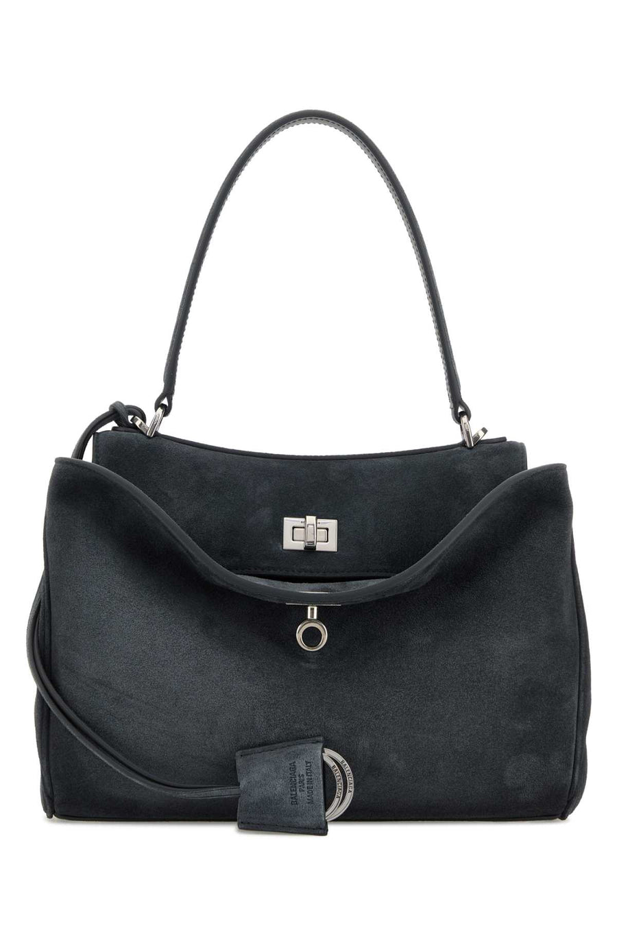 Balenciaga Handle T Domesticated Calf top handle bag in gray