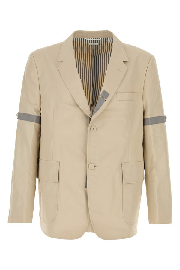 Thom Browne Cotton blazer in beige