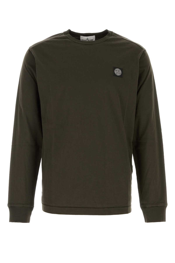Stone Island 100% Cotton sweatshirt in gray