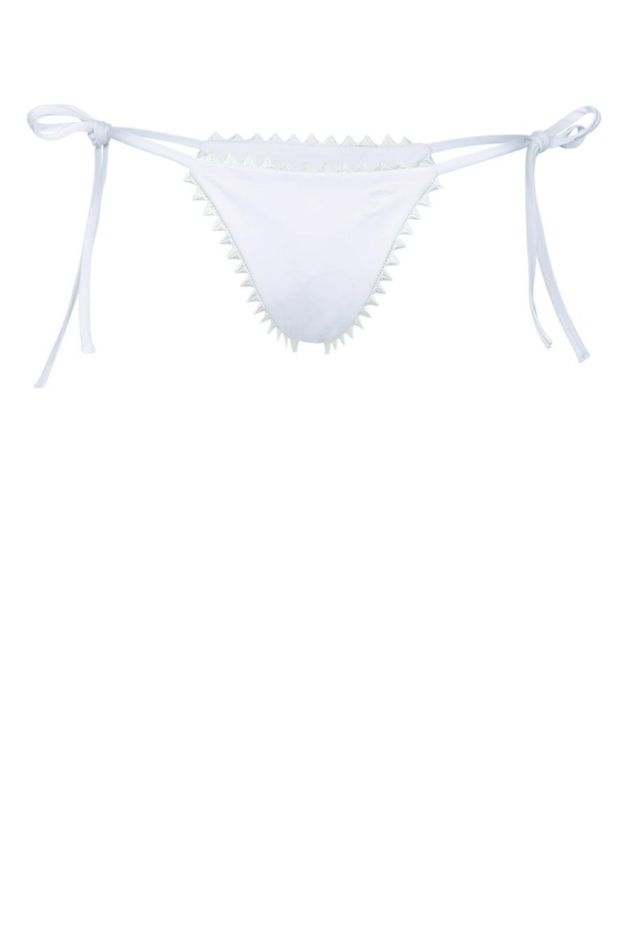 Jacquemus Maillot 59% Polyamide swim bottoms in white