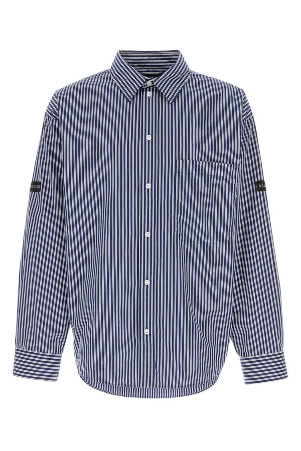 Balenciaga Shirt Cotton 87% shirt in navy