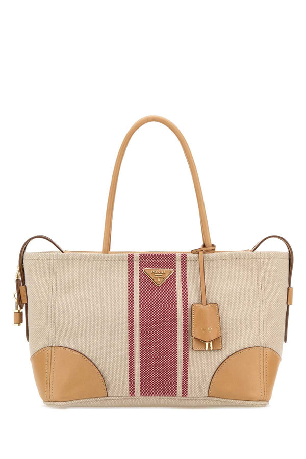 Prada 100% Fabric exterior tote bag in beige