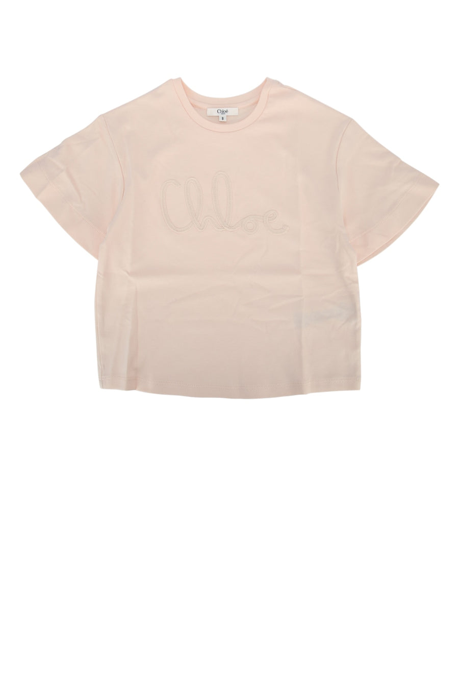 Chloe Kids Sleeves 100% Cotton t-shirt in pink