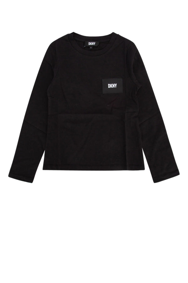 Dkny Junior 100% Cotton t-shirt in black