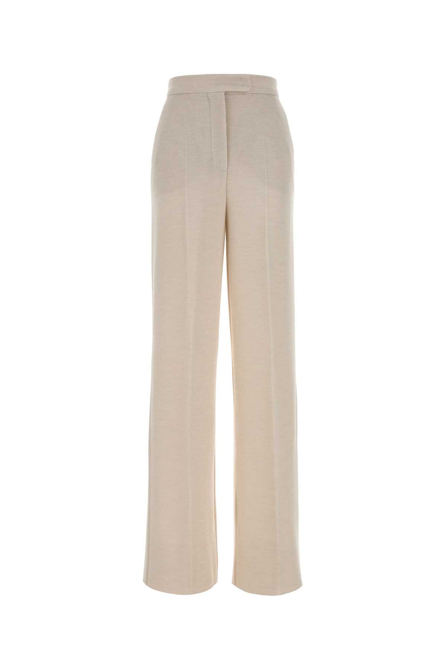 Max Mara 100% Virgin wool trousers in beige