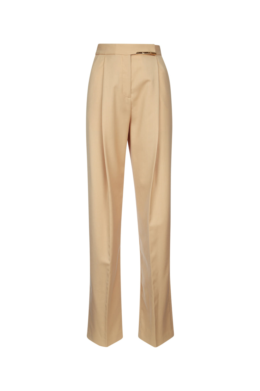 Elisabetta Franchi 55% Polyester trousers in beige