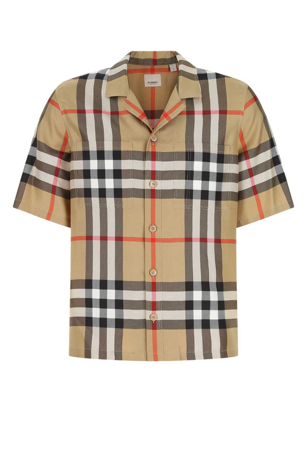 Burberry 100% Silk shirt in beige