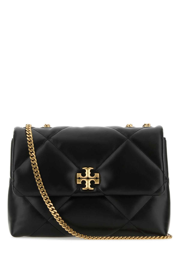 Tory Burch Diamond Main Body: 100% Cow Leather shoulder bag in black