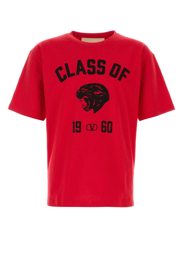Valentino Garavani 100% Cotton t-shirt in red