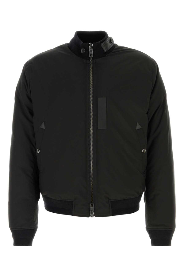 Dolce & Gabbana Exterior: 100% Polyester down jacket in black