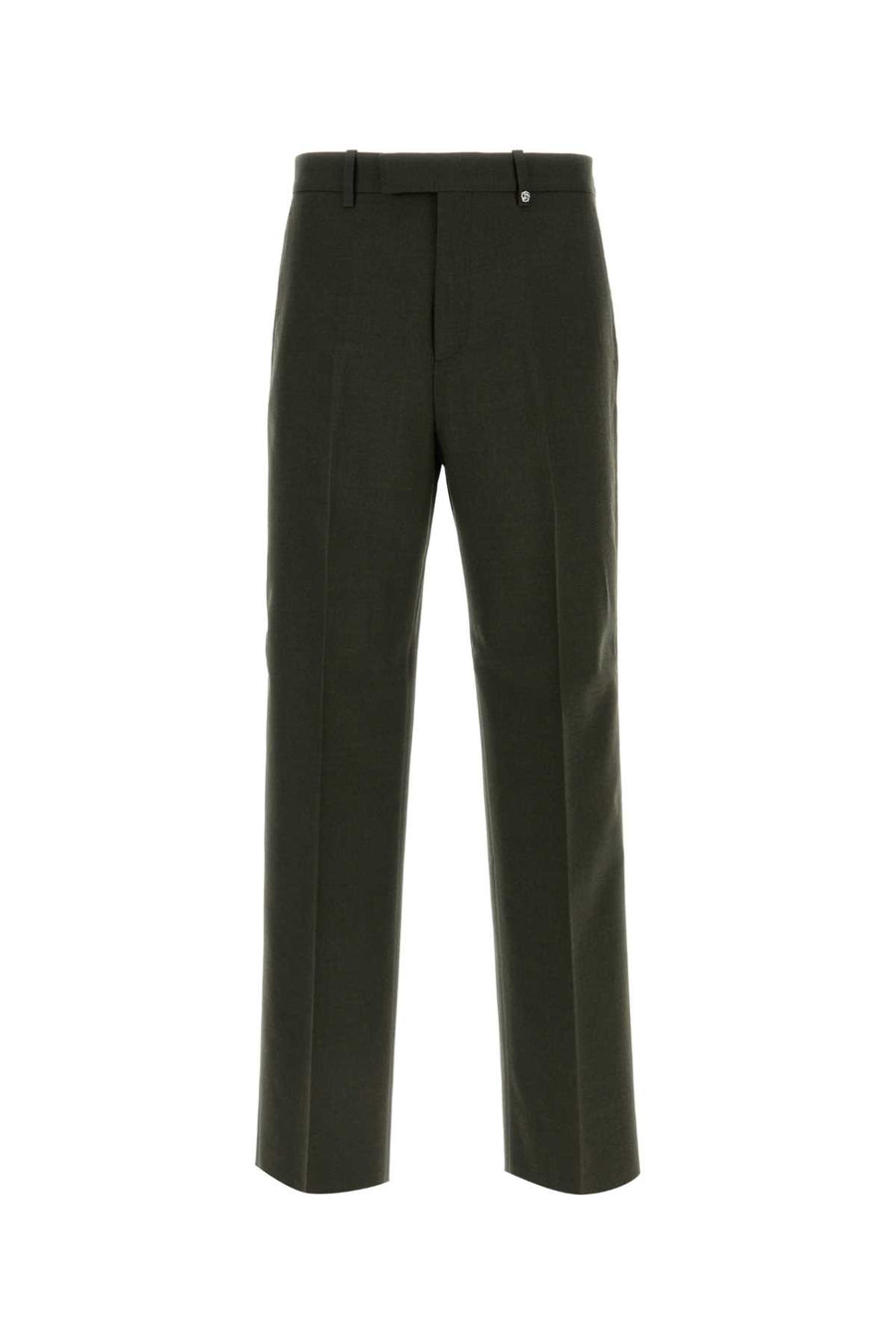 Burberry 100% Wool trousers in green