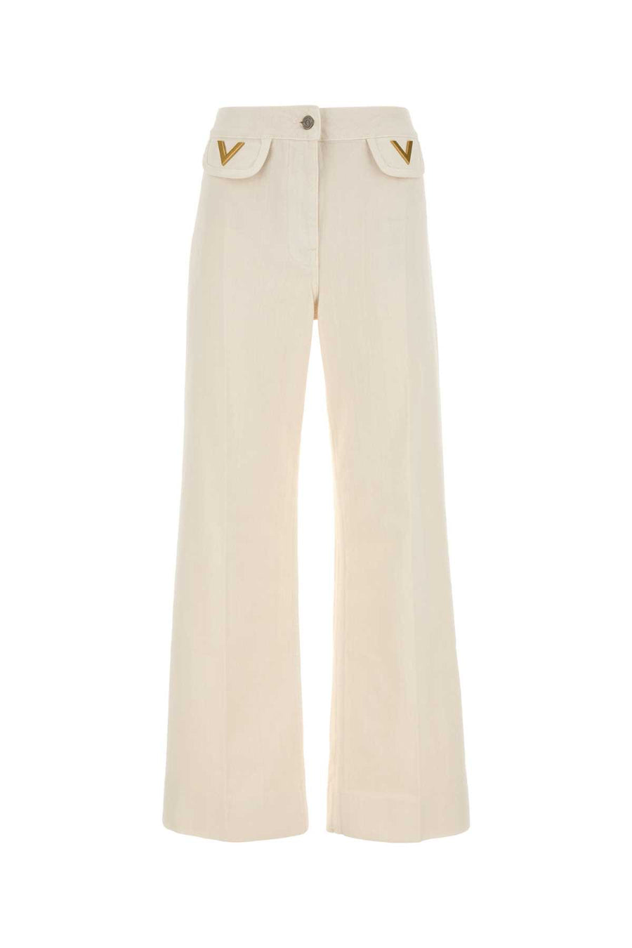 Valentino Garavani Bottoms 100% Cotton jeans in beige