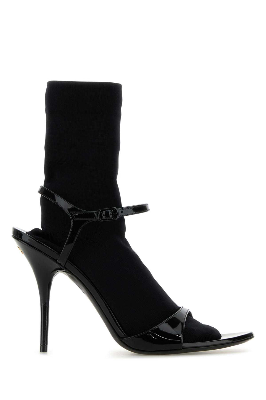 Balenciaga Exterior: 100% Calf heel sandal in black