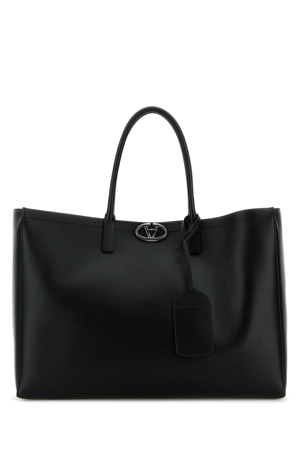 Valentino Garavani Calf leather tote bag in black