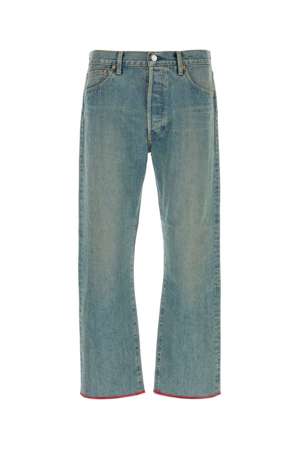 Junya Watanabe Pants 100% Cotton jeans in indigo
