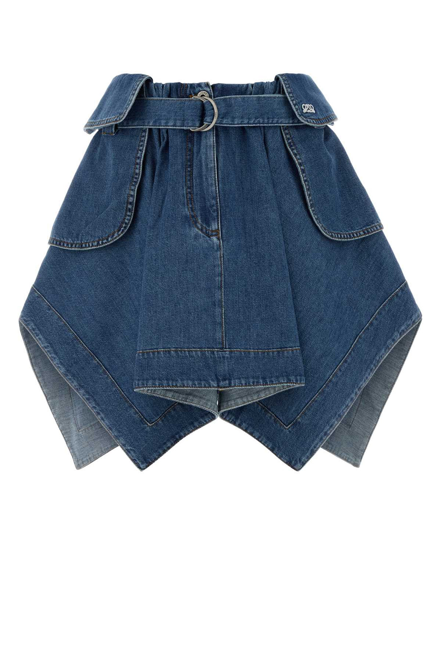 Loewe Lightblue 100% Cotton skirt in blue