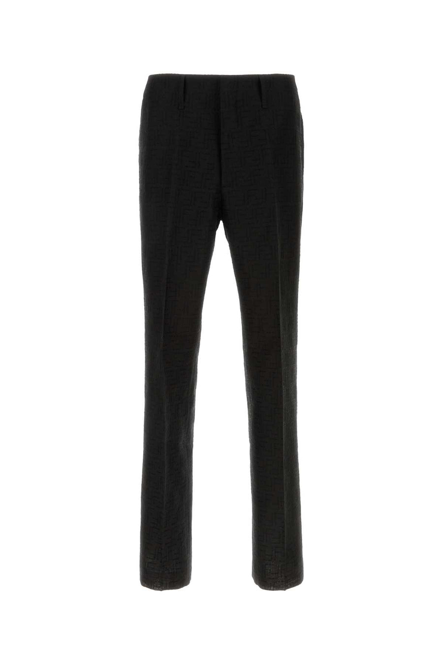 Fendi Linen 83% Linen trousers in black