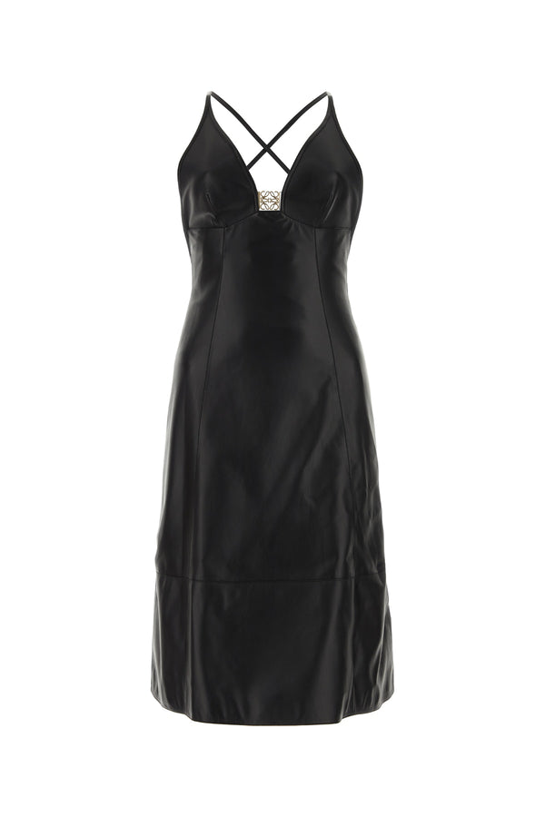 Loewe Linen dress in black