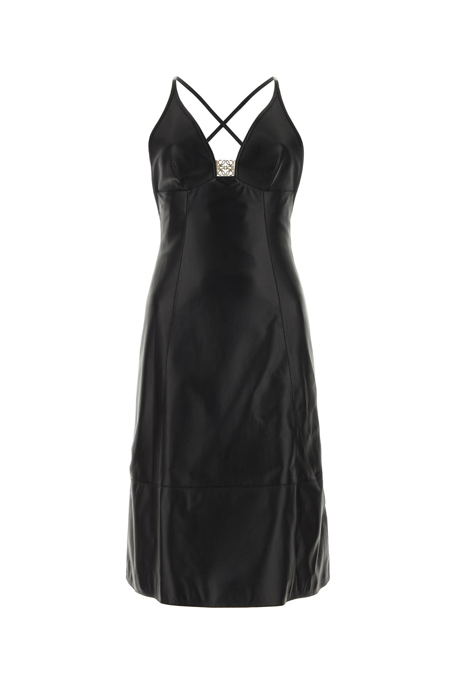 Loewe Linen dress in black