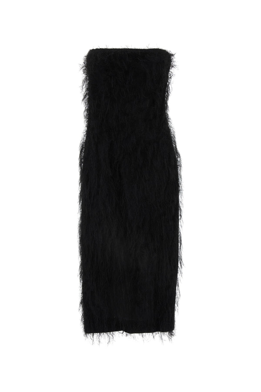 Ferragamo Nero 62% viscose dress in black