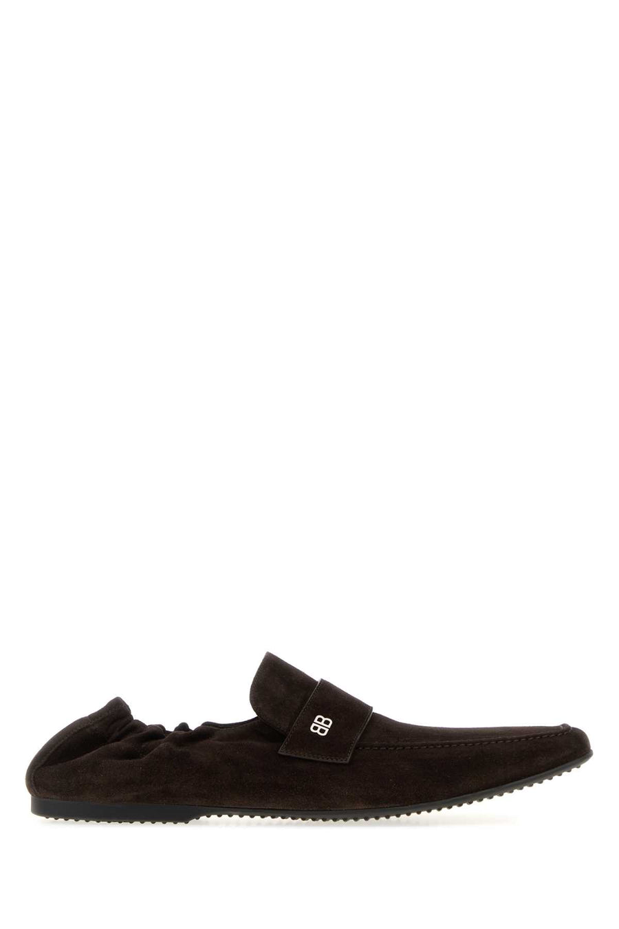 Balenciaga Loafer Exterior: 100% Calf; Interior: 100% Leather; Sole: Rubber loafer in brown
