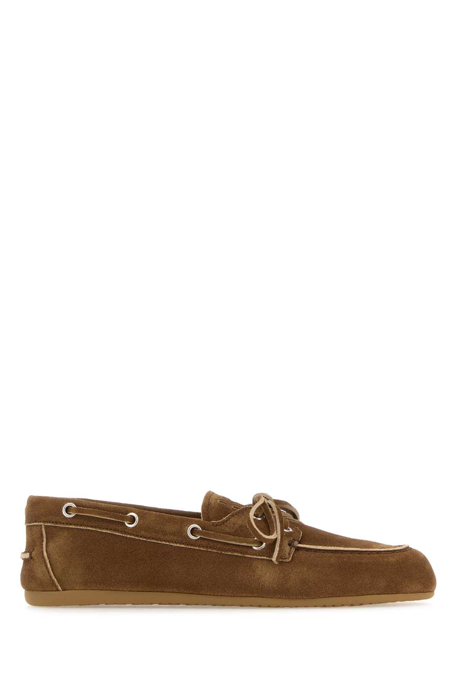 Miu Miu 100% Suede moccasin in brown