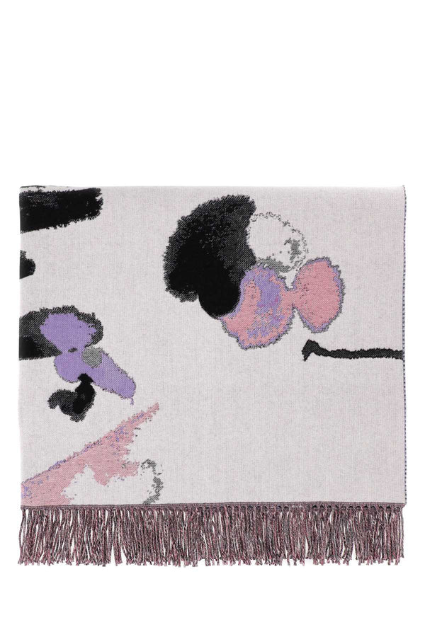 Alexander McQueen 97% Wool scarf in beige