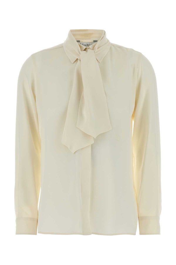 Max Mara 100% Silk blouse in beige