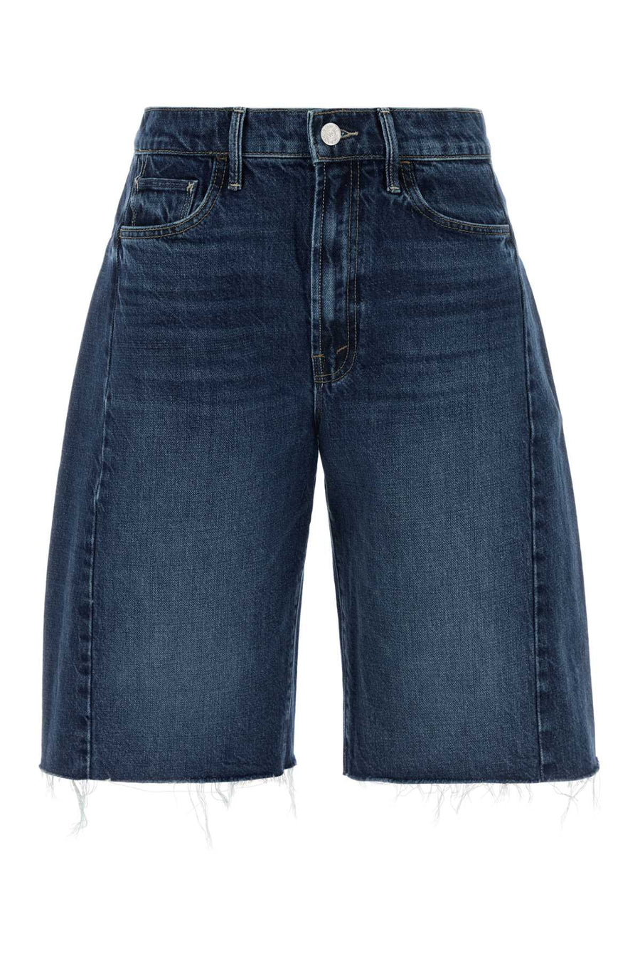 Mother 100% Cotton bermuda shorts in blue